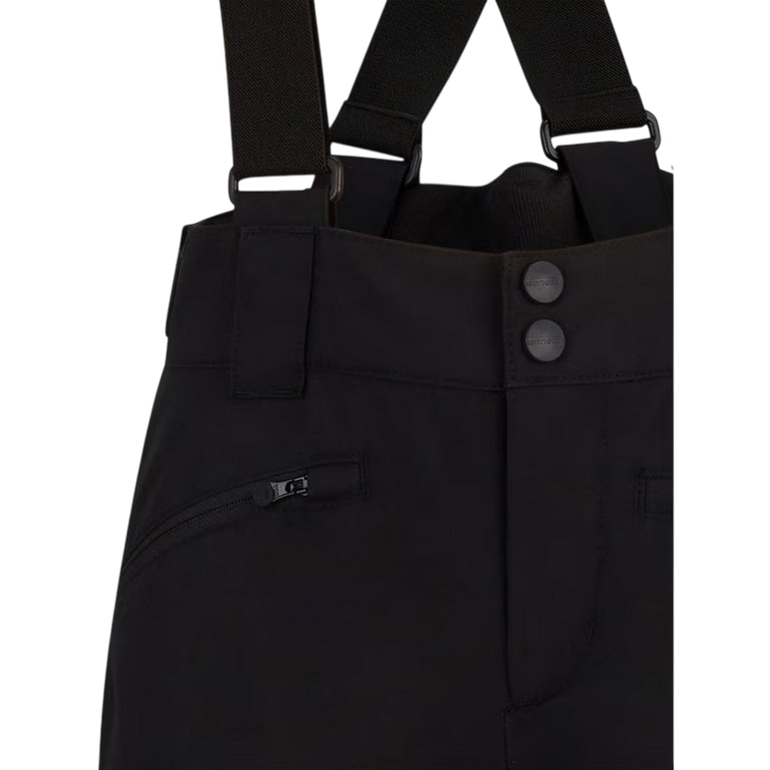 Black - Side - Ziener Childrens-Kids Logo Ski Trousers