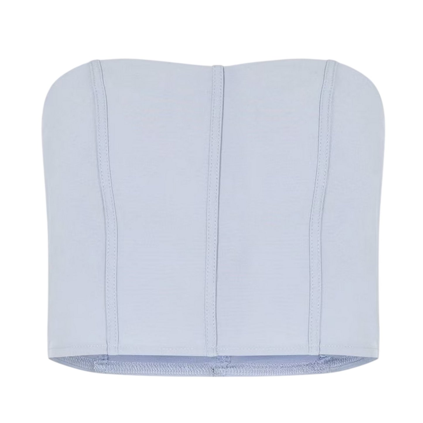Grey - Front - Missy Empire Womens-Ladies Woven Corset Top
