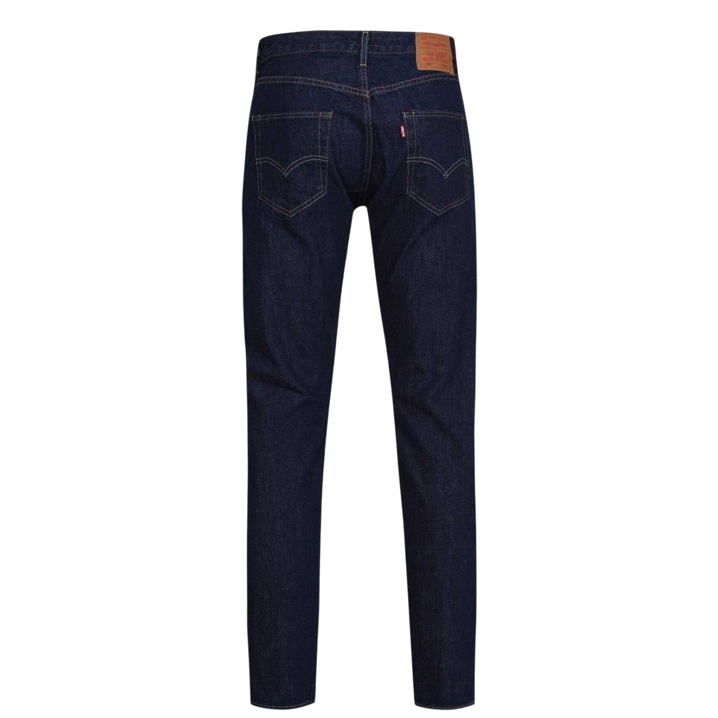 One Wash - Back - Levis Mens 501 Original Straight Jeans