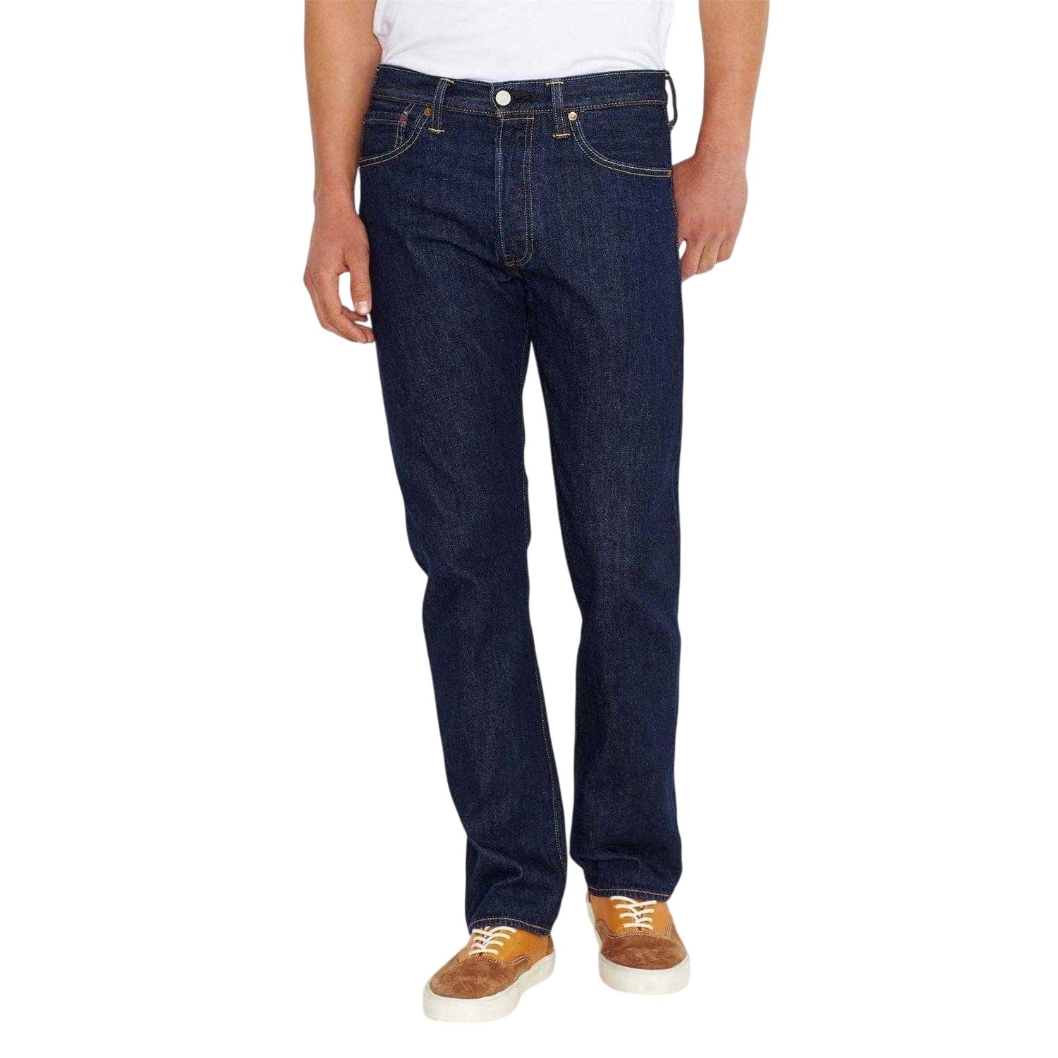 One Wash - Lifestyle - Levis Mens 501 Original Straight Jeans