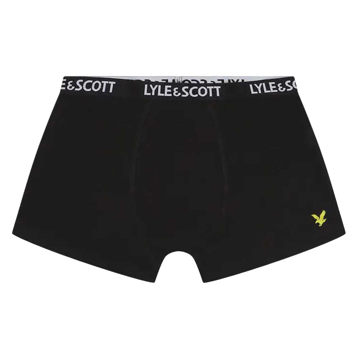 Grey-Olive-Black - Side - Lyle & Scott Boys Core Boxer Shorts (Pack of 3)