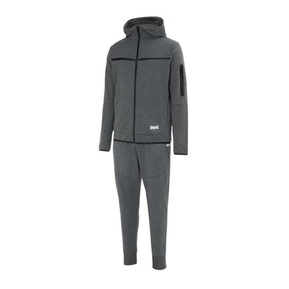 Dark Grey - Side - Lonsdale Mens Tracksuit