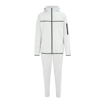 Light Grey - Front - Lonsdale Mens Tracksuit