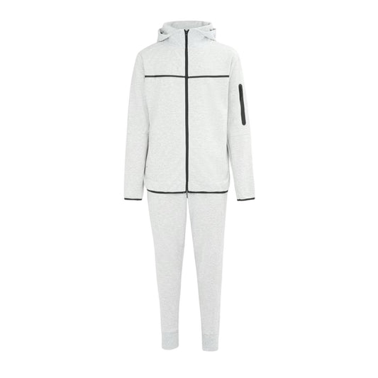 Light Grey - Front - Lonsdale Mens Tracksuit