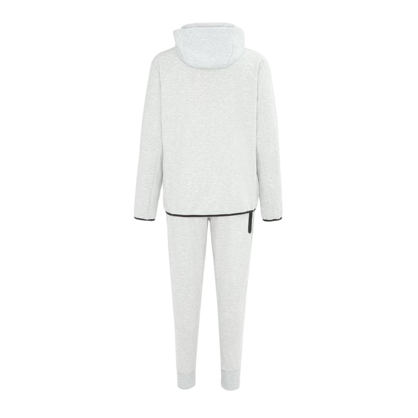 Light Grey - Back - Lonsdale Mens Tracksuit