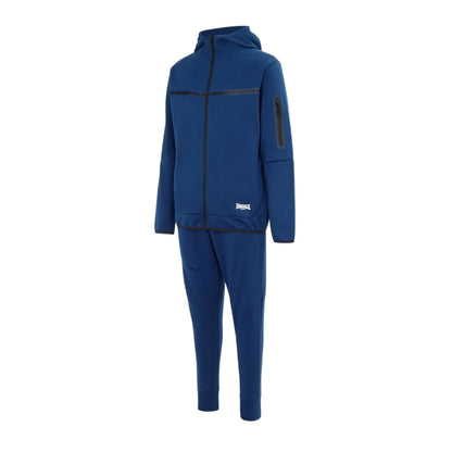 Navy - Side - Lonsdale Mens Tracksuit