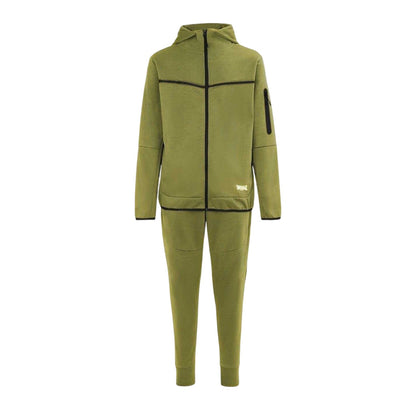 Olive - Front - Lonsdale Mens Tracksuit
