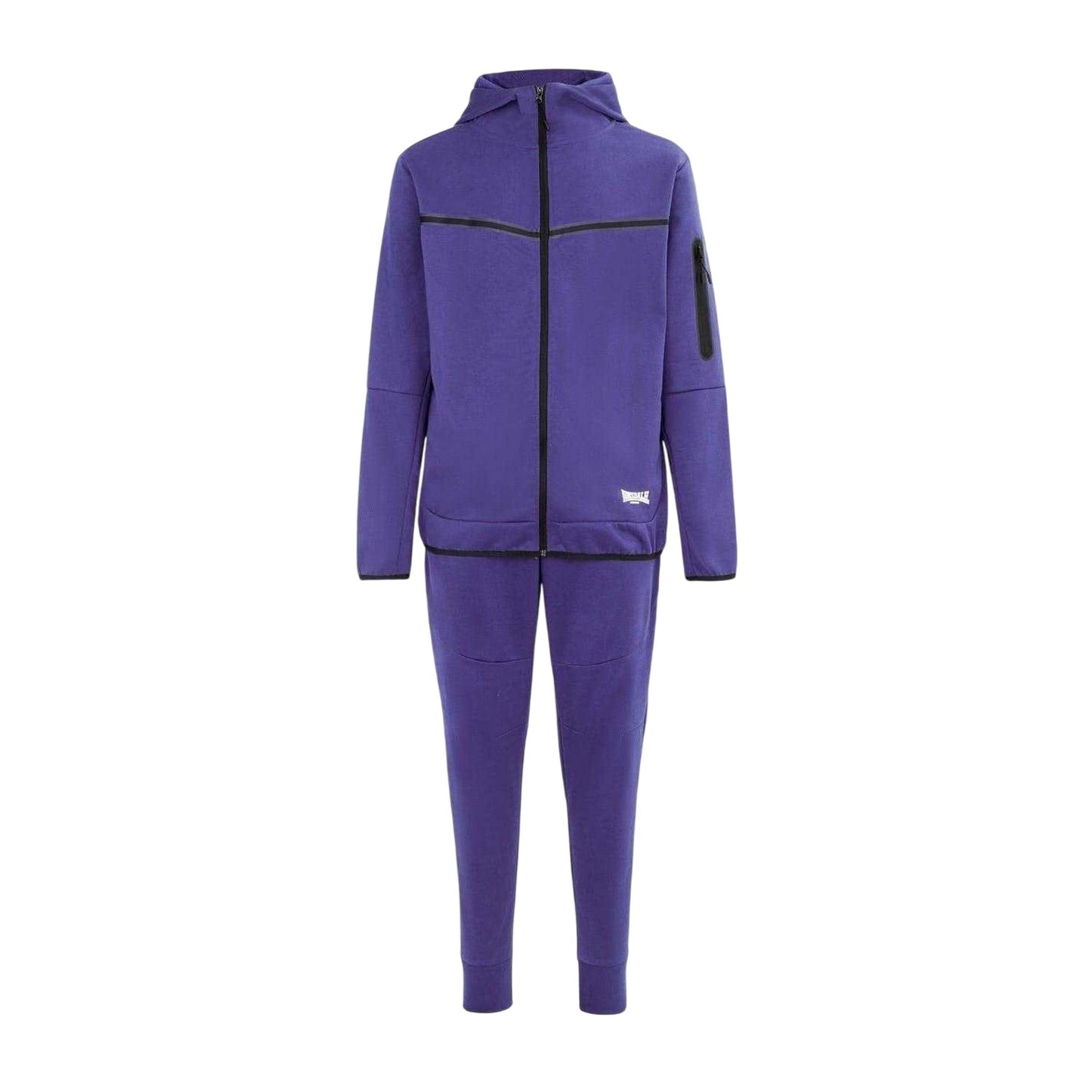Purple - Front - Lonsdale Mens Tracksuit