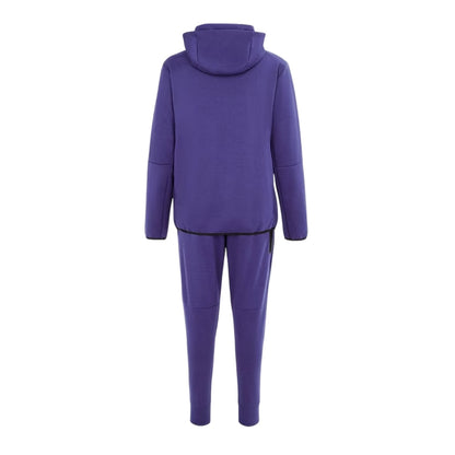 Purple - Back - Lonsdale Mens Tracksuit