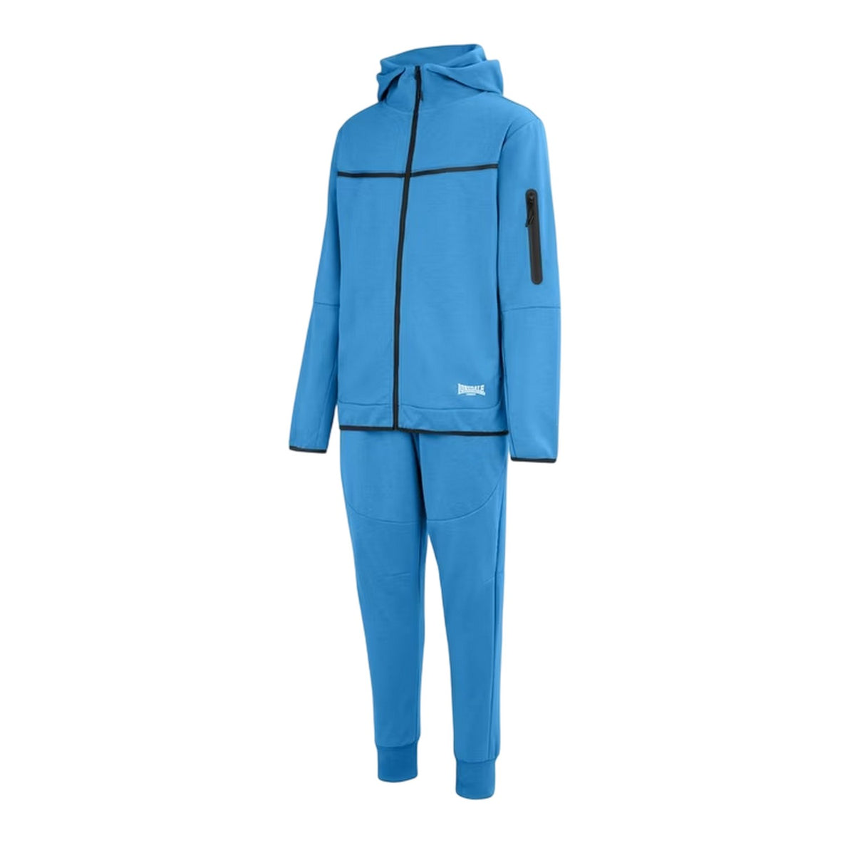Royal Blue - Side - Lonsdale Mens Tracksuit