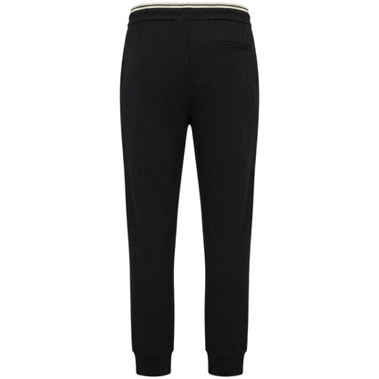 Black - Back - Boss Mens HBG Zone Tapered Jogging Bottoms