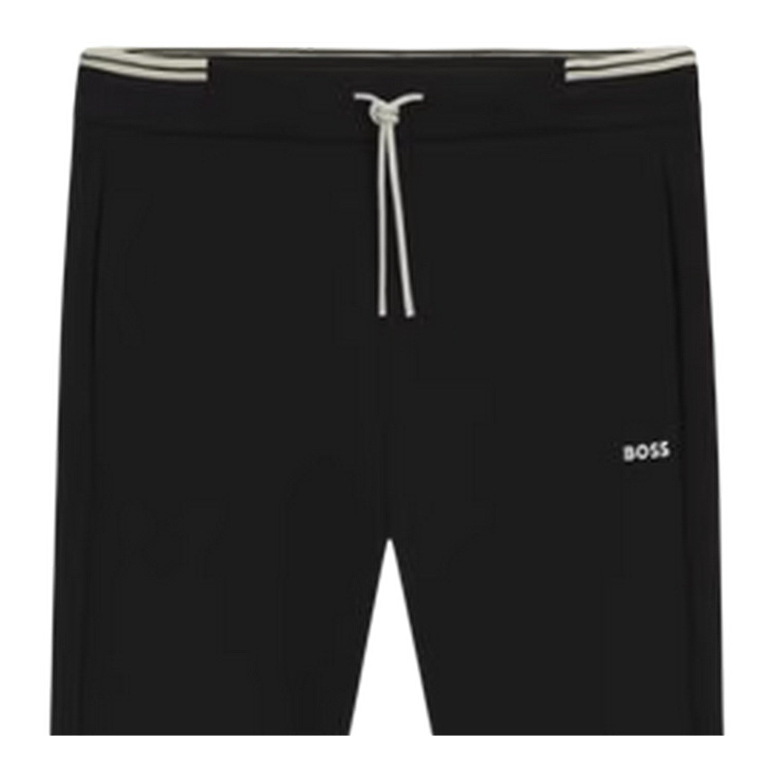 Black - Side - Boss Mens HBG Zone Tapered Jogging Bottoms