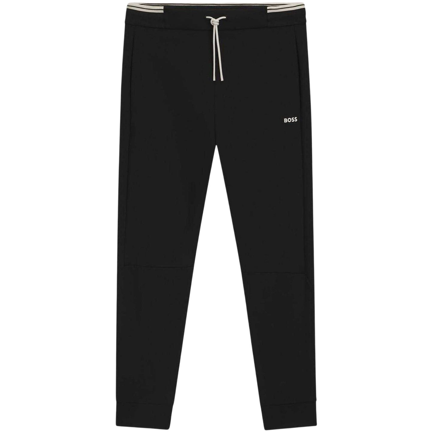 Black - Front - Boss Mens HBG Zone Tapered Jogging Bottoms