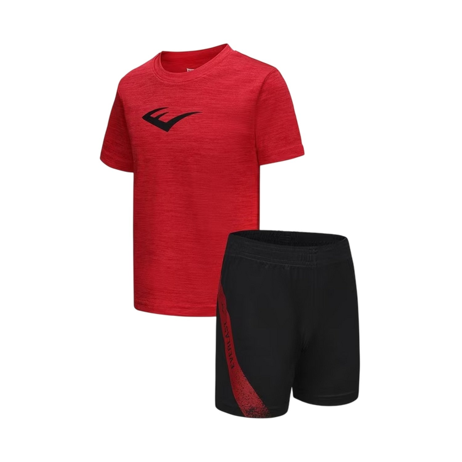 Red - Side - Everlast Childrens-Kids Flex Loungewear Set