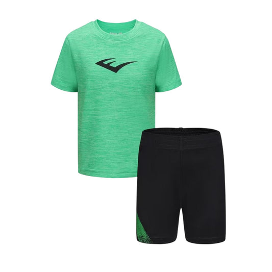 Hyper Green - Front - Everlast Childrens-Kids Flex Loungewear Set