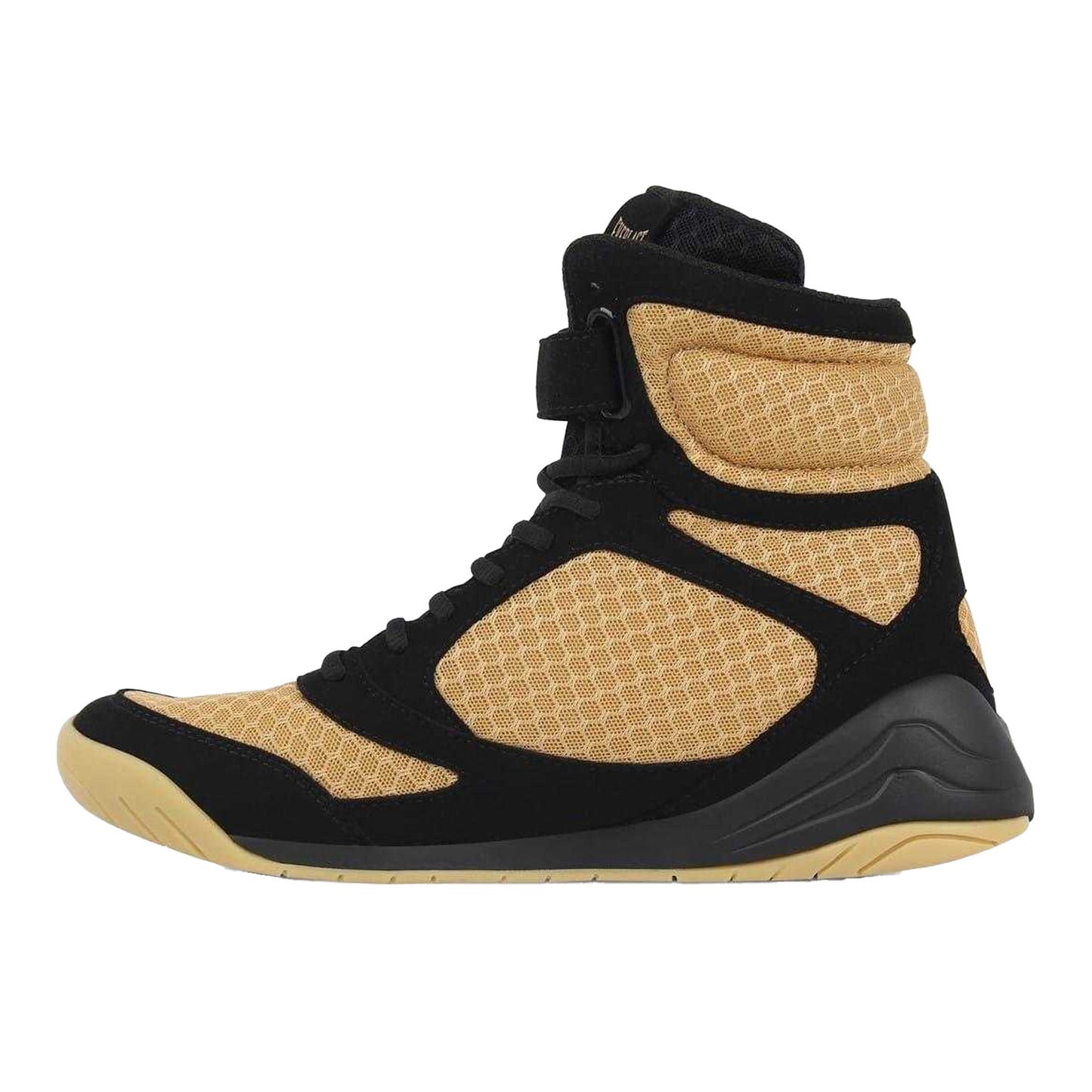 Black-Gold - Back - Everlast Mens Mesh Boxing Boots
