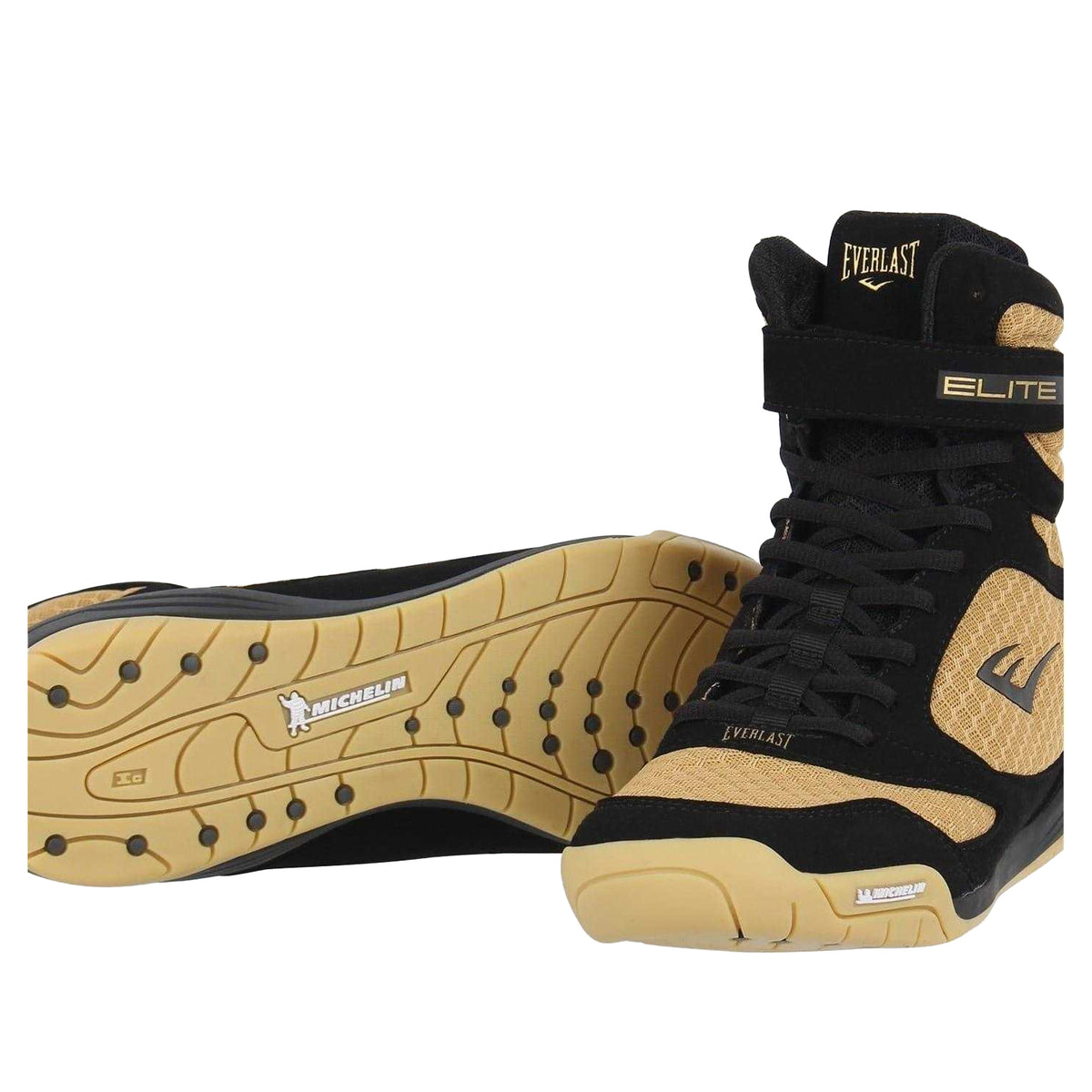 Black-Gold - Lifestyle - Everlast Mens Mesh Boxing Boots
