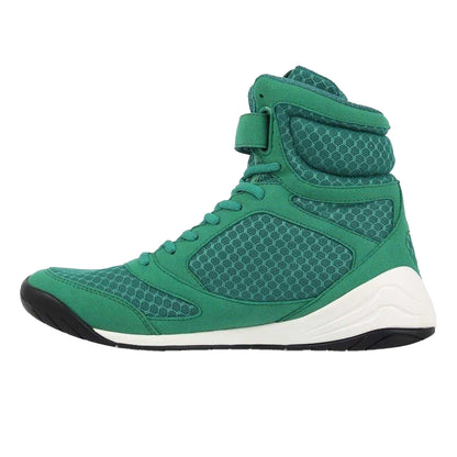 Green - Back - Everlast Mens Mesh Boxing Boots