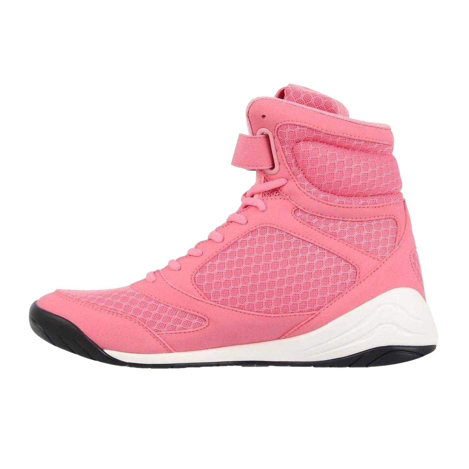 Pink - Back - Everlast Mens Mesh Boxing Boots