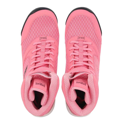Pink - Side - Everlast Mens Mesh Boxing Boots