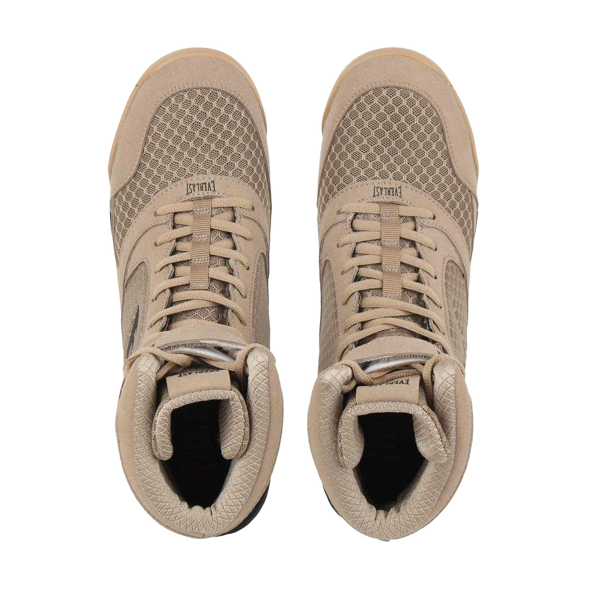 Beige - Side - Everlast Mens Mesh Boxing Boots
