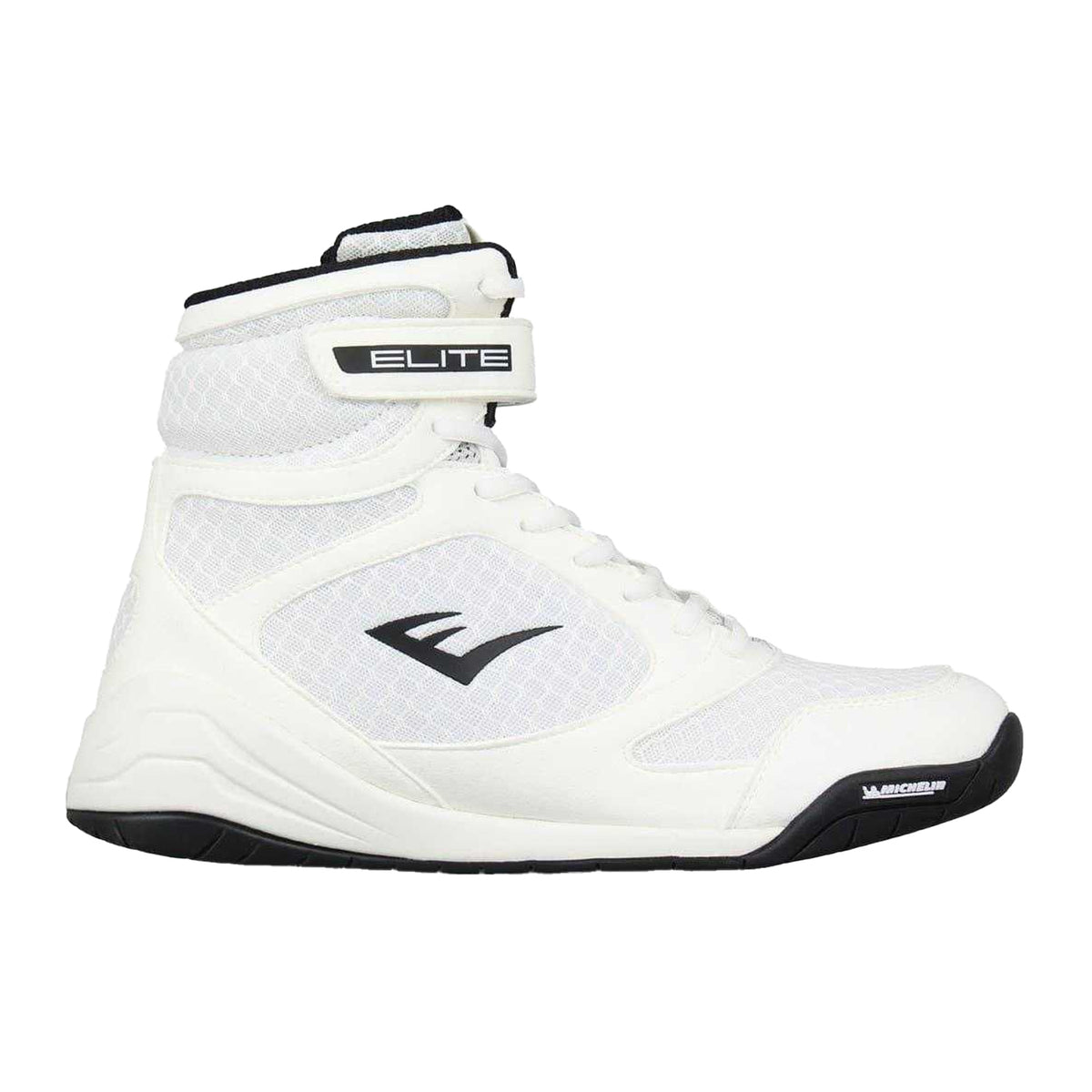 White - Front - Everlast Mens Mesh Boxing Boots