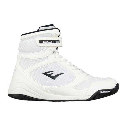 White - Front - Everlast Mens Mesh Boxing Boots