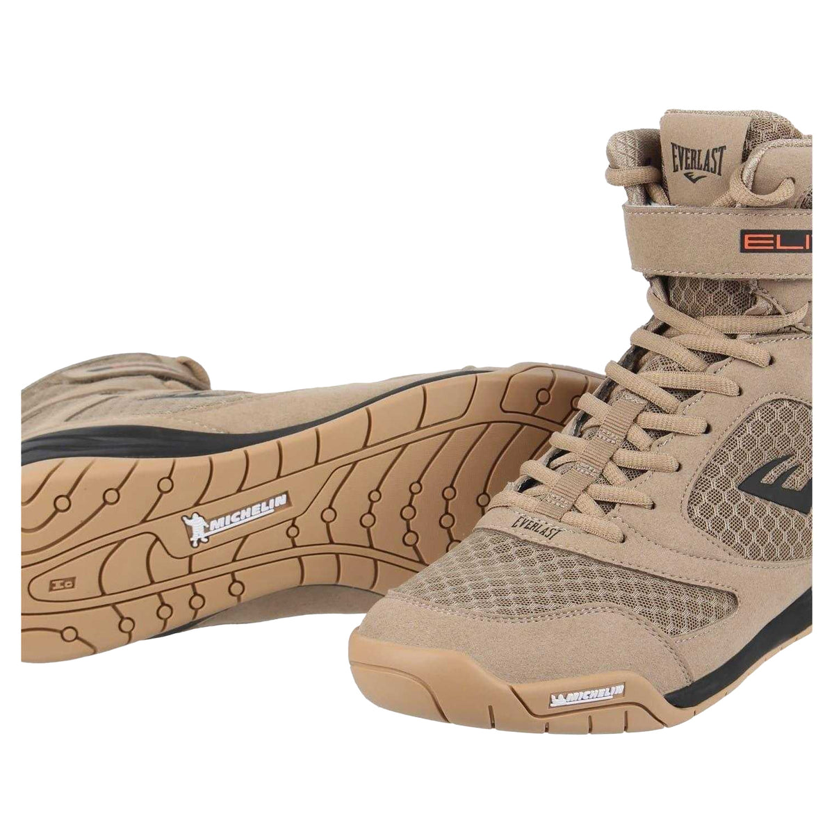 Beige - Lifestyle - Everlast Mens Mesh Boxing Boots