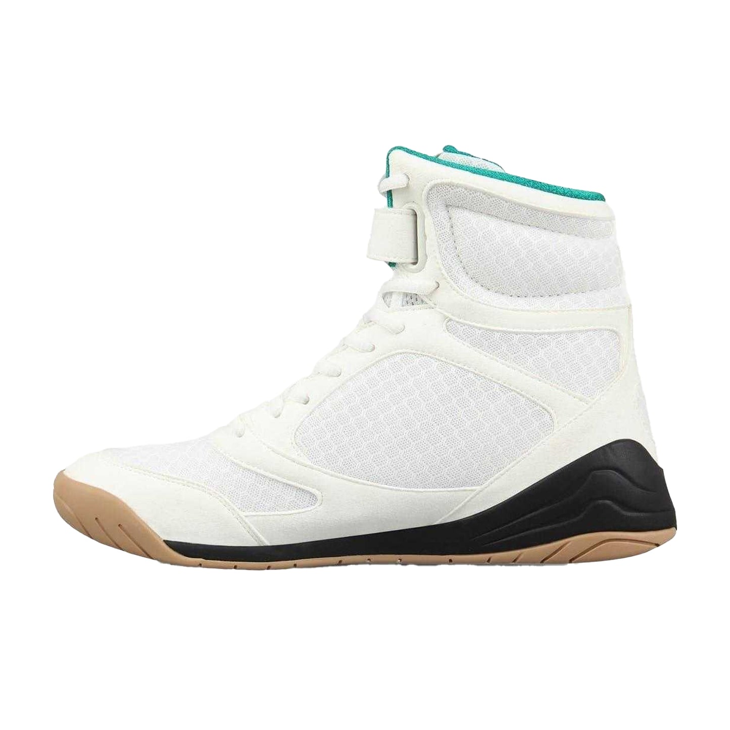 White-Green - Back - Everlast Mens Mesh Boxing Boots