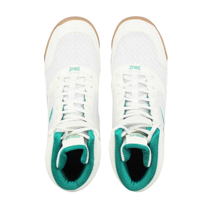 White-Green - Side - Everlast Mens Mesh Boxing Boots