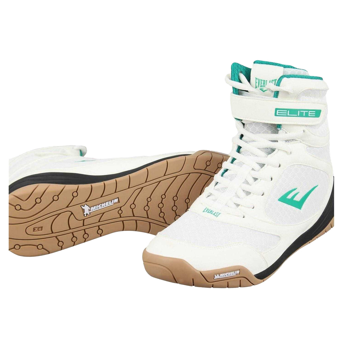 White-Green - Lifestyle - Everlast Mens Mesh Boxing Boots
