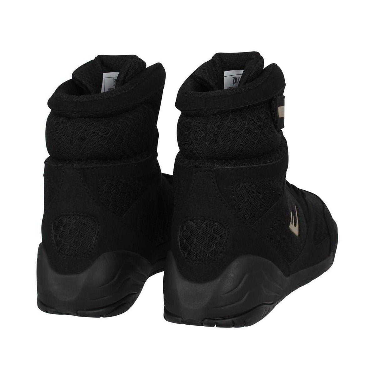 Black - Back - Everlast Mens Mesh Boxing Boots