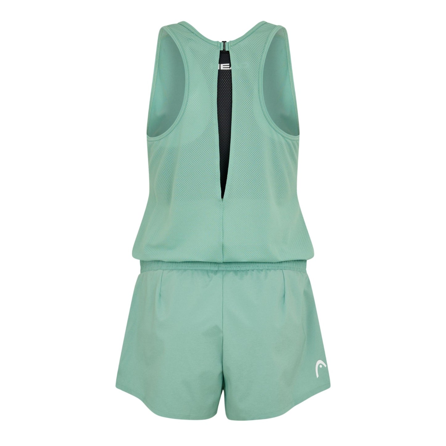 Mint - Back - Head Womens-Ladies Match III Tennis Romper