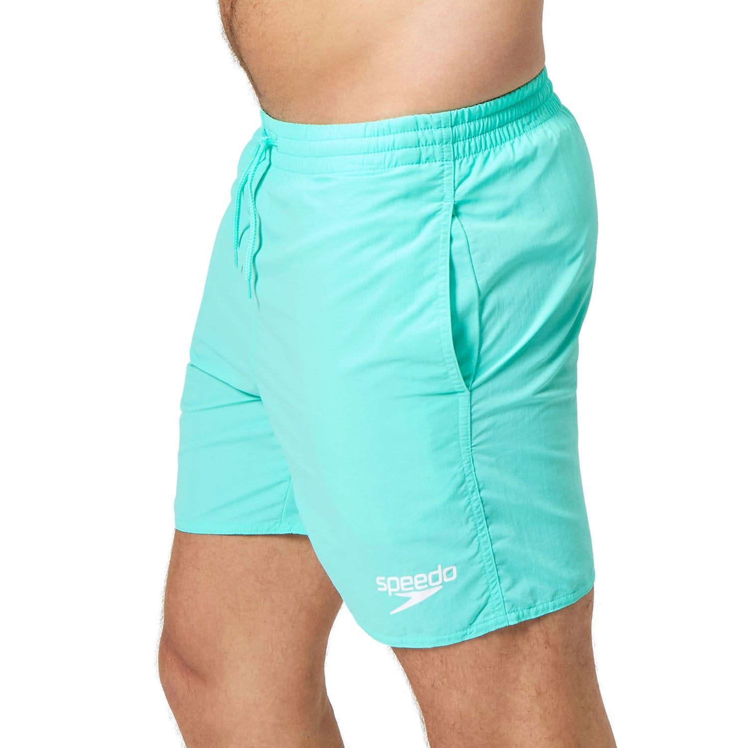 Turquoise - Close up - Speedo Mens Essentials Swim Shorts