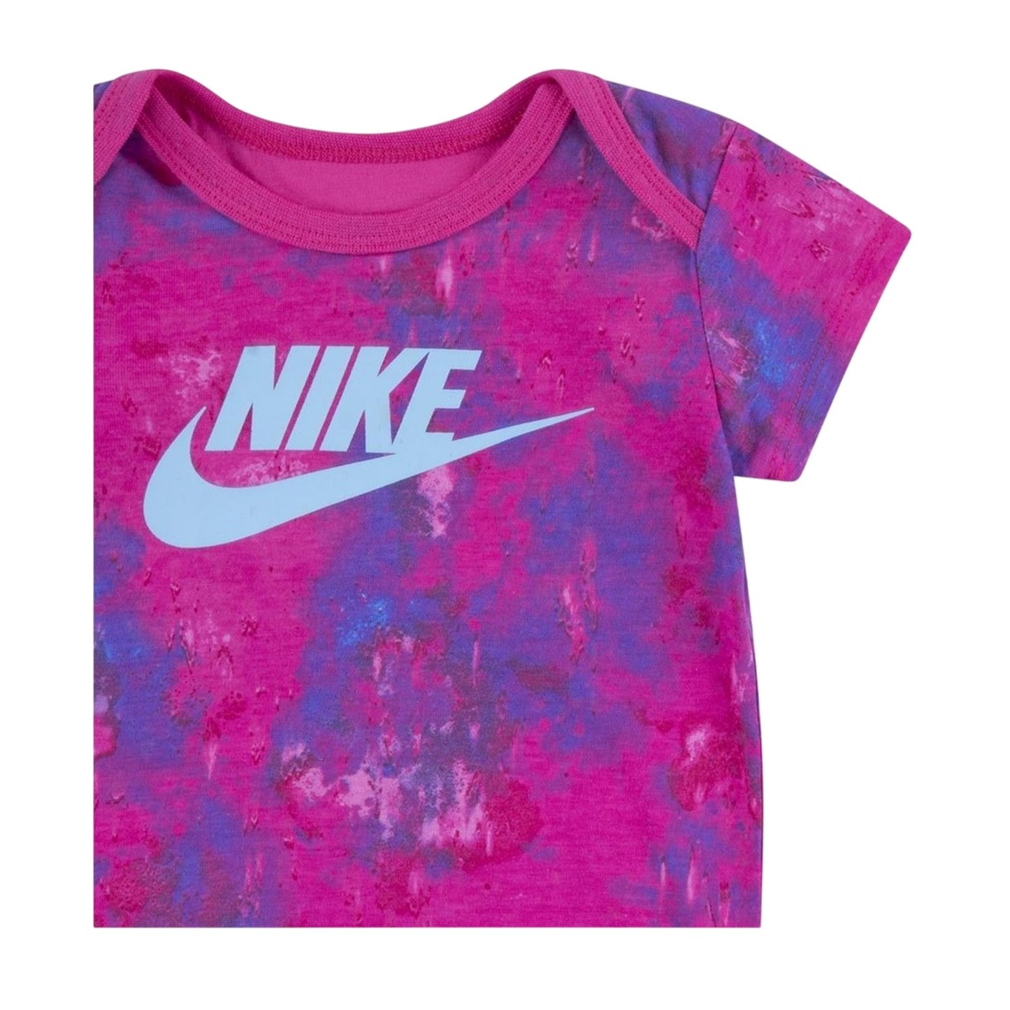 Aquarius Blue - Side - Nike Baby Girls Short-Sleeved Top And Leggings Set
