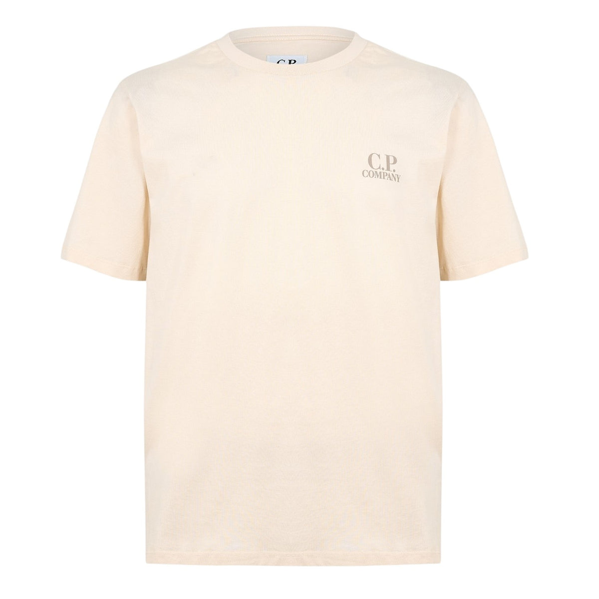 Frozen - Front - C.P. Company Mens Double Logo Cotton Relaxed Fit Casual T-Shirt