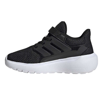 Black-White - Side - Adidas Childrens-Kids Ultimashow 3 Stripes Cloudfoam Trainers