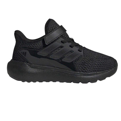 Triple Black - Front - Adidas Childrens-Kids Ultimashow 3 Stripes Cloudfoam Trainers