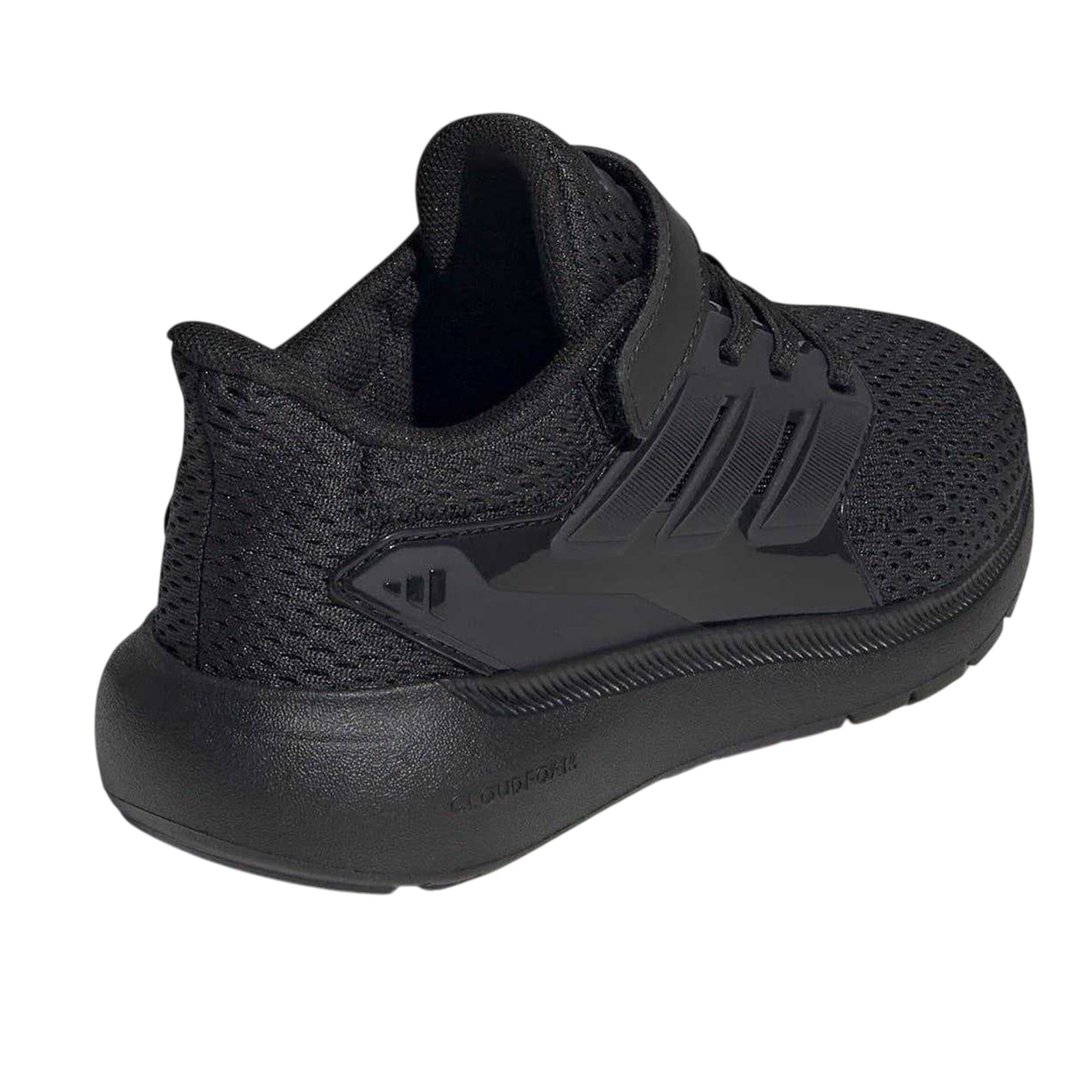 Triple Black - Back - Adidas Childrens-Kids Ultimashow 3 Stripes Cloudfoam Trainers