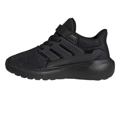 Triple Black - Side - Adidas Childrens-Kids Ultimashow 3 Stripes Cloudfoam Trainers