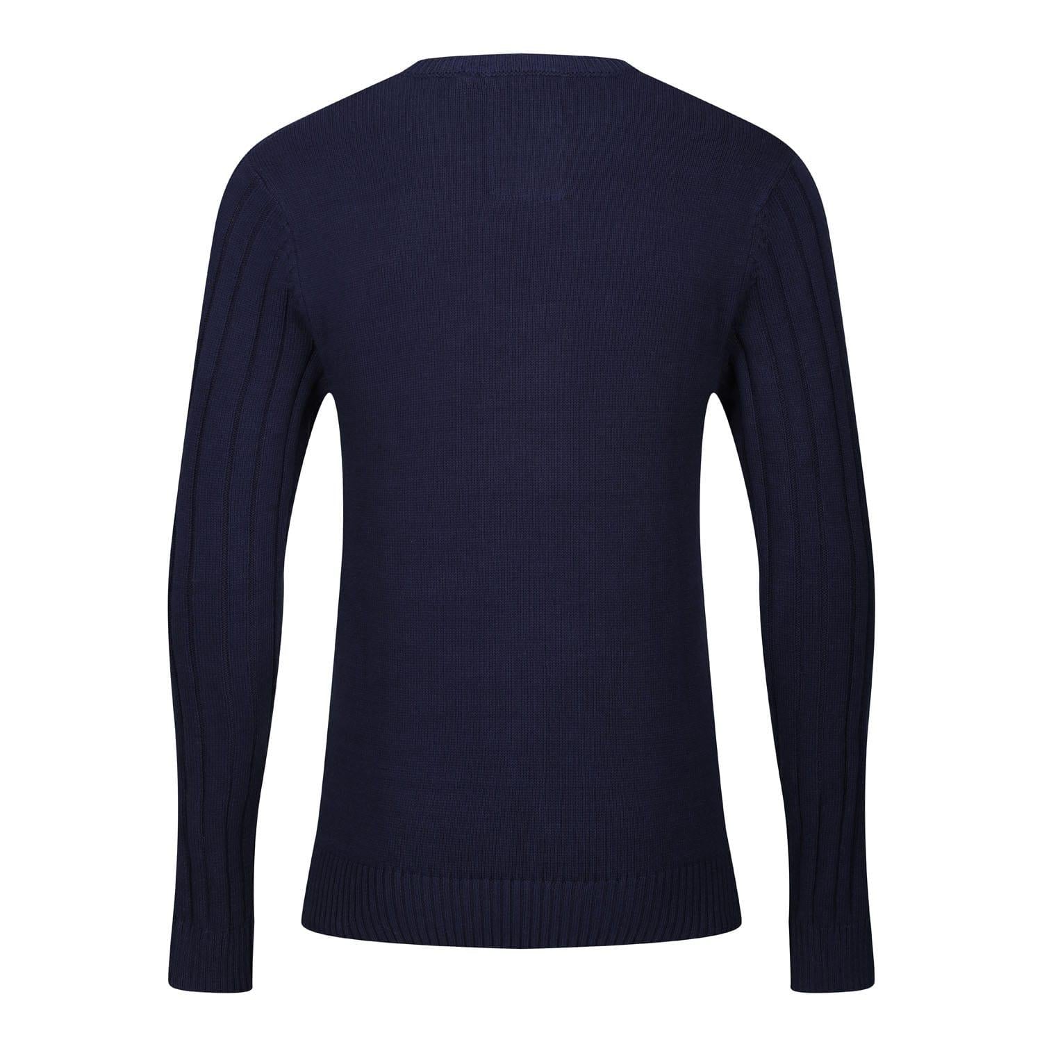 Blue - Back - Luke 1977 Mens Crew Neck Modern Sweatshirt