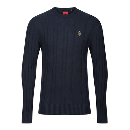 Blue - Front - Luke 1977 Mens Crew Neck Modern Sweatshirt