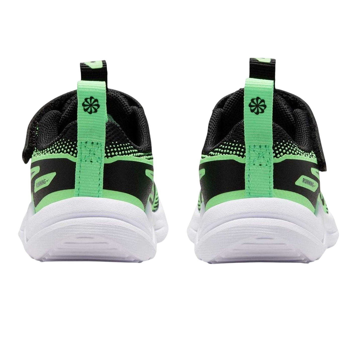 Black-Green - Back - Nike Childrens-Kids Downshifter 12 Trainers