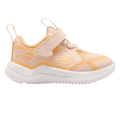 Guava-White - Front - Nike Childrens-Kids Downshifter 12 Trainers
