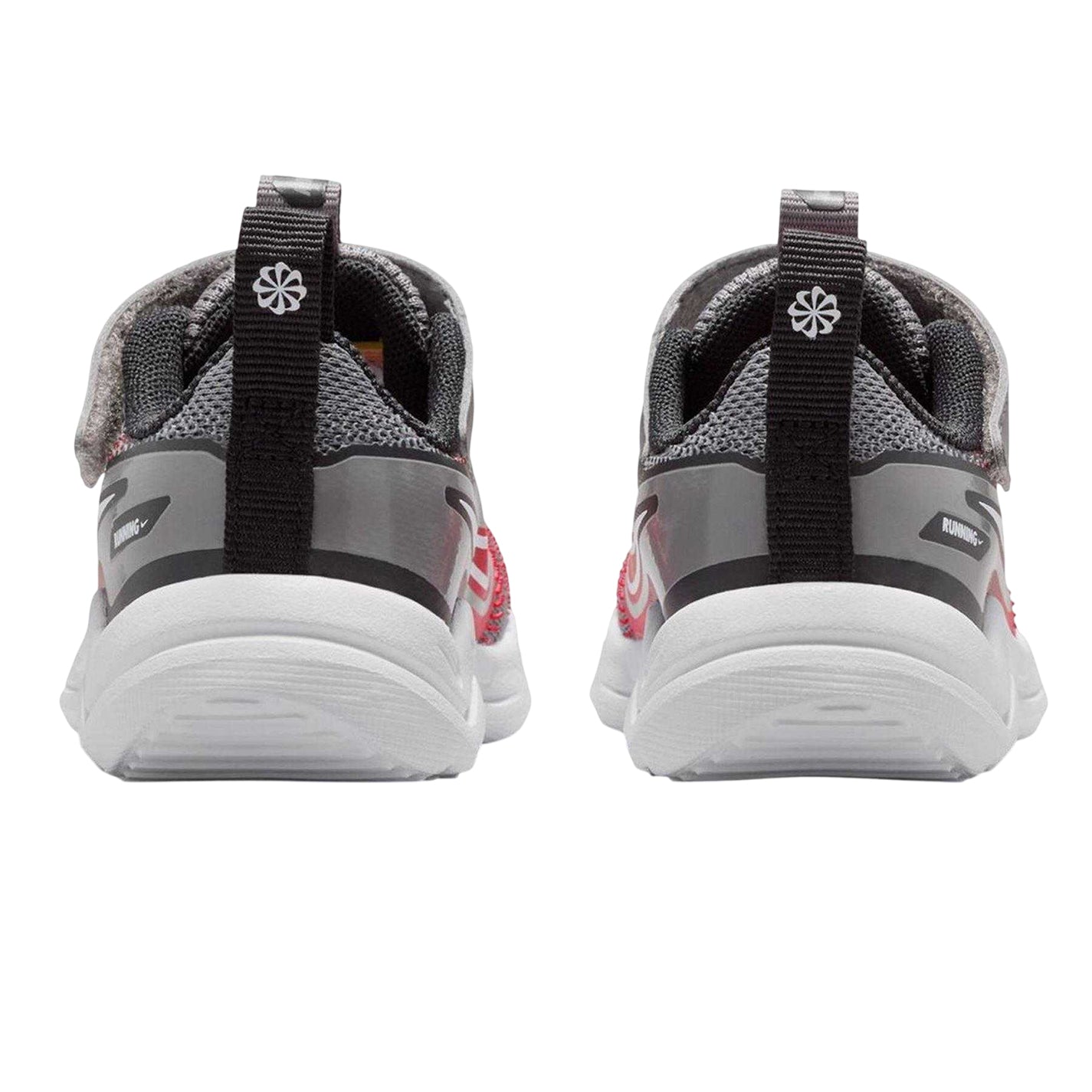 Grey-Red - Back - Nike Childrens-Kids Downshifter 12 Trainers