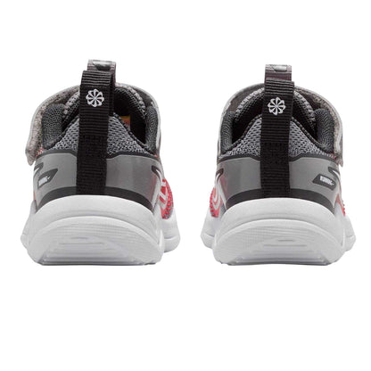 Grey-Red - Back - Nike Childrens-Kids Downshifter 12 Trainers