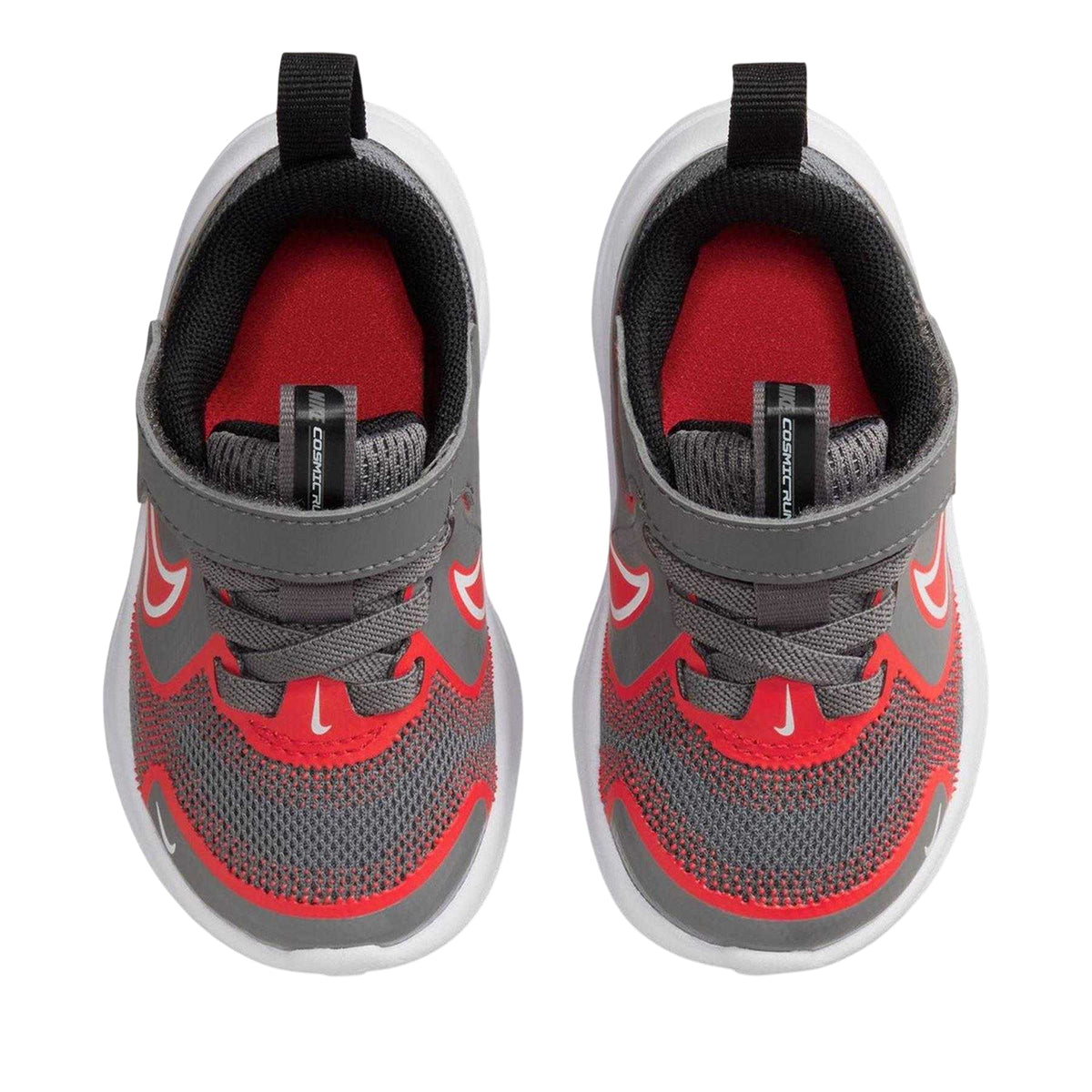 Grey-Red - Lifestyle - Nike Childrens-Kids Downshifter 12 Trainers