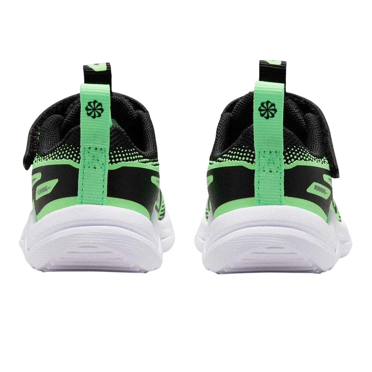 Black-Green - Back - Nike Childrens-Kids Downshifter 12 Trainers