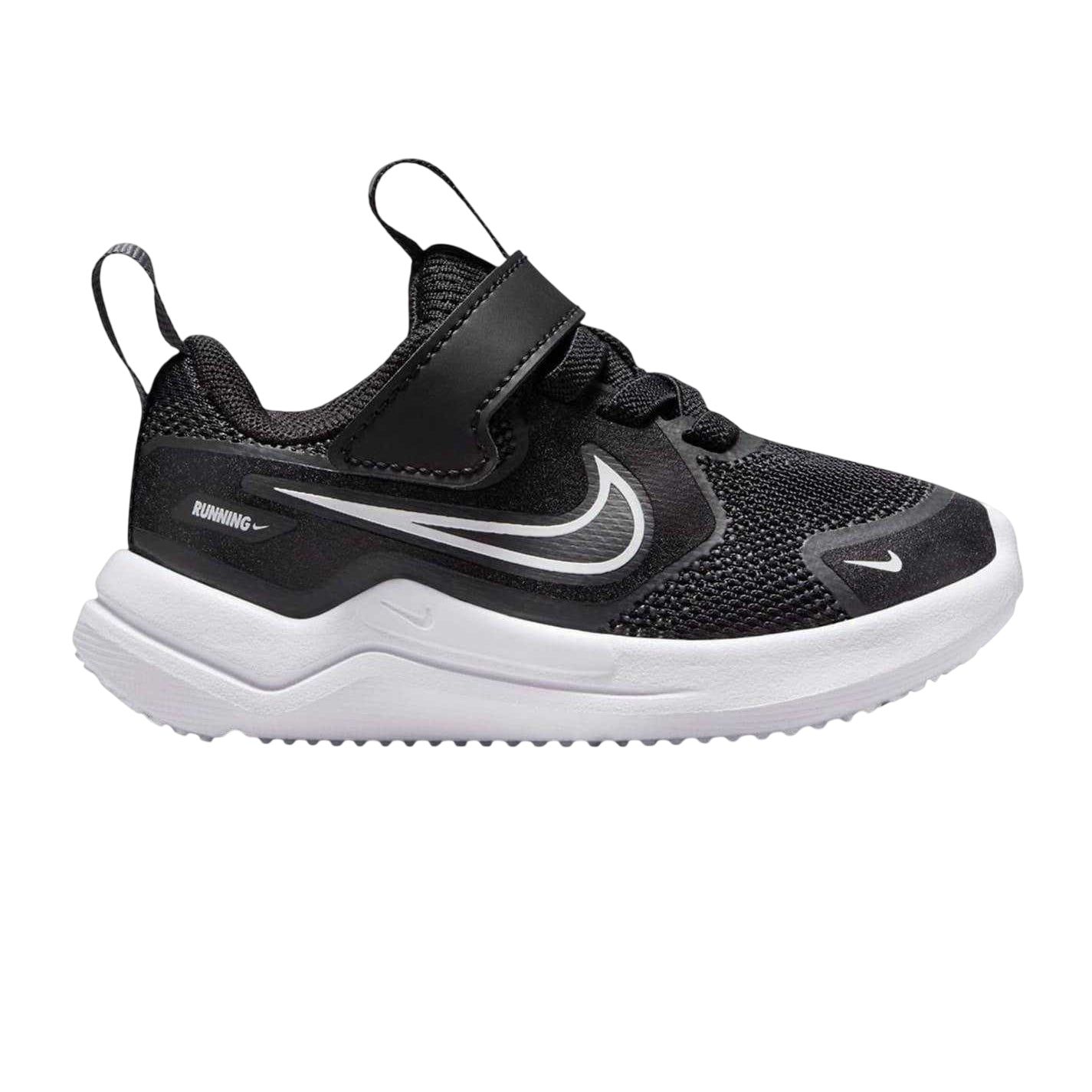 Black-White - Front - Nike Childrens-Kids Downshifter 12 Trainers