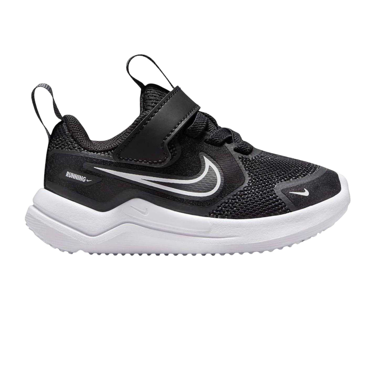 Black-White - Front - Nike Childrens-Kids Downshifter 12 Trainers